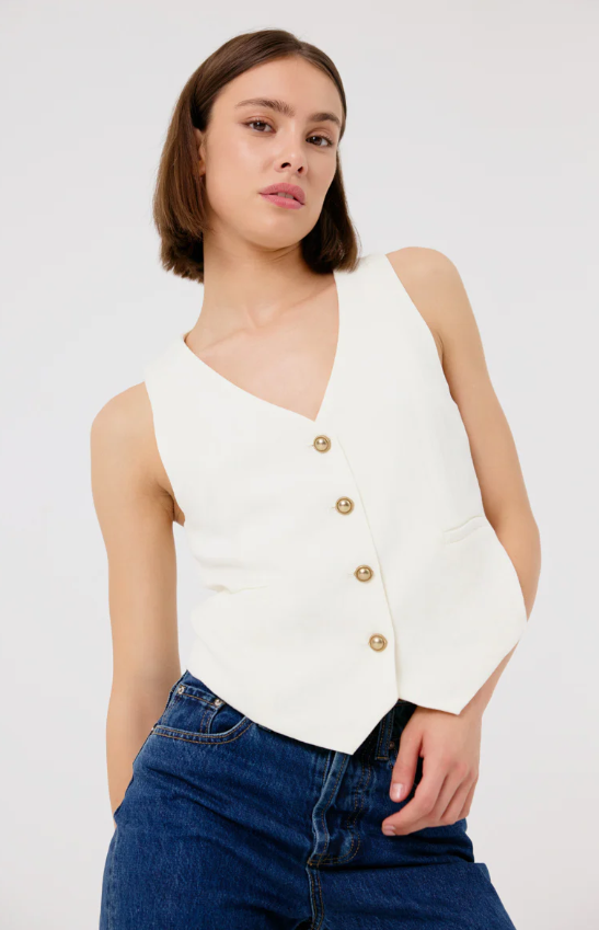 GILET - COLOR CREAM